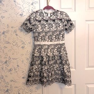 Boutique Mini Lace Dress